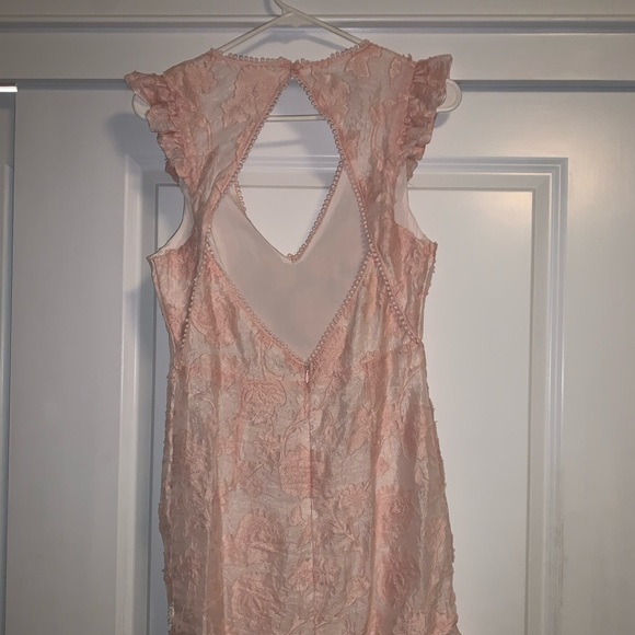 Hello Molly pink ruffle lace dress - Picture 4 of 6